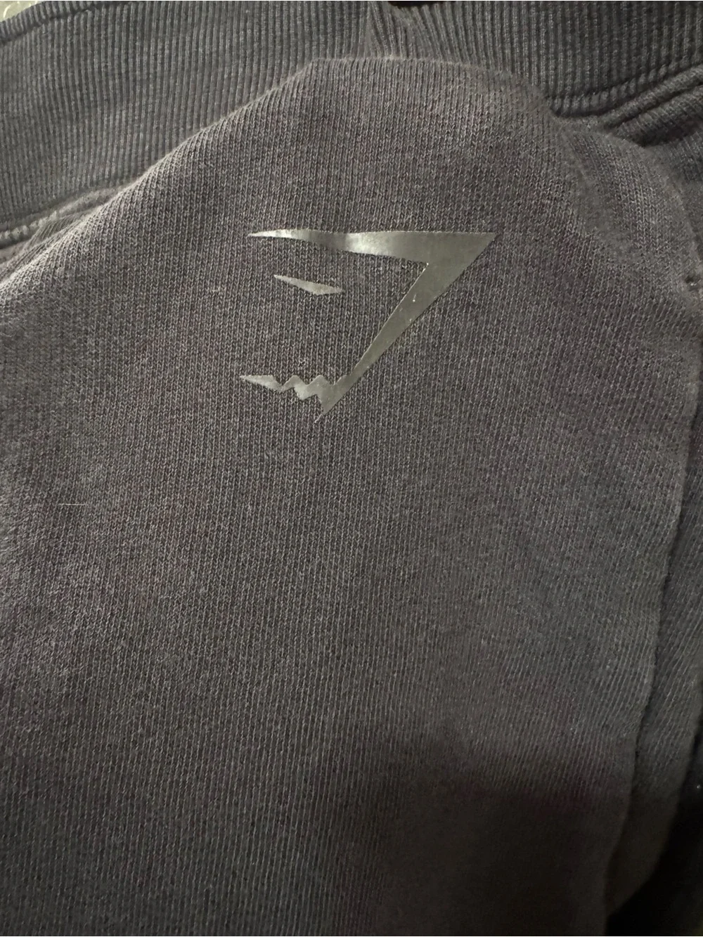 Gymshark Men’s Charcoal Logo Athletic Shorts Size Large